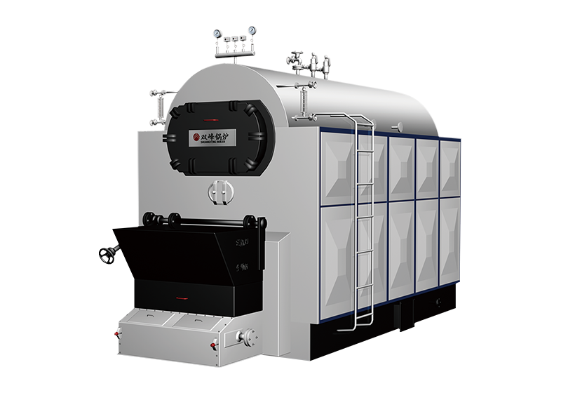 DZL Solid Fuel Burning Chain Grate Steam Boiler